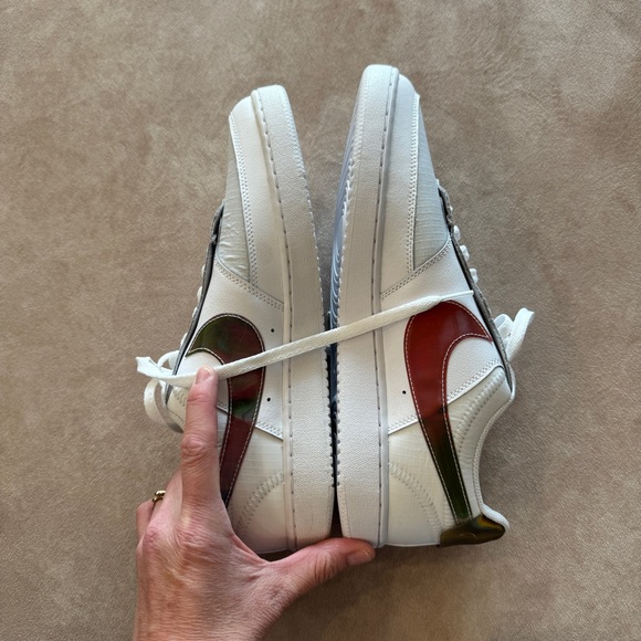 Nike Men’s Court Vision Lo Premium•Rainbow-Pure Platinum•mismatch size 10.5/11.5 - Picture 6 of 13